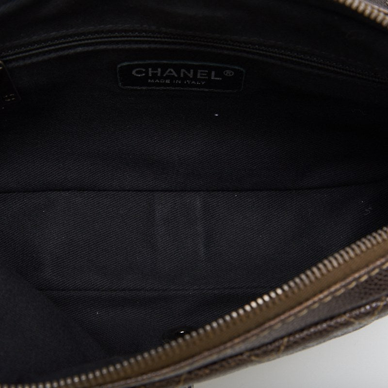 CHANEL CHANEL Matrasse Chain Shoulder Caviar S Brown (Silver G ) Shoulder Bag Mini Shoulder Bag  Shoulder Bag Hybrid 【 Ship】 Honeymoon Online