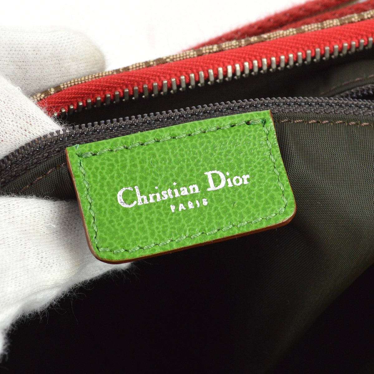 Christian Dior 2004 John Galliano Rasta Diorissimo Saddle Bag