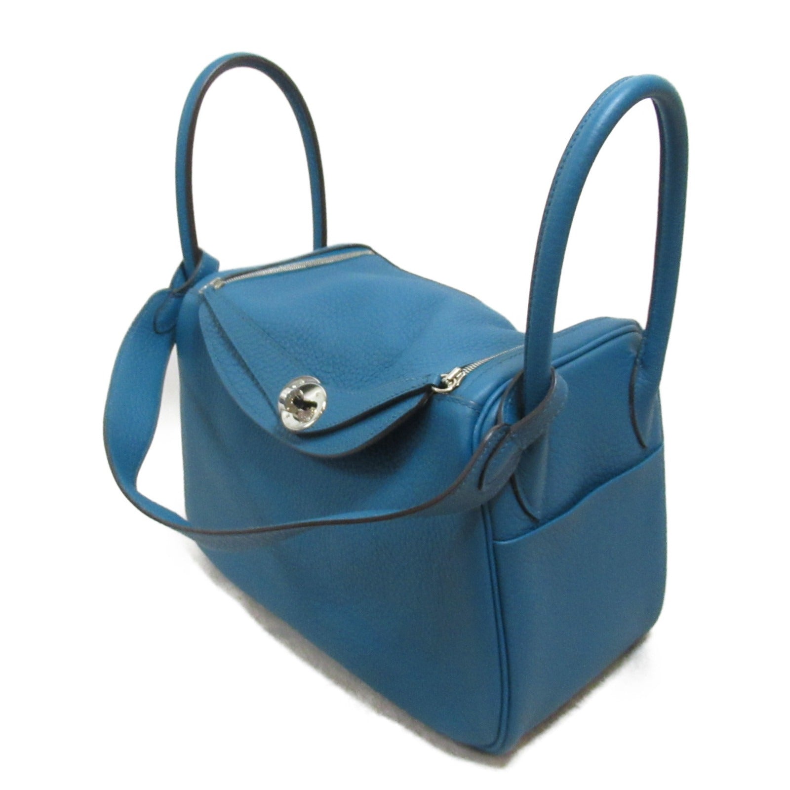 Hermes Hermes Lindy 26 Shoulder Bag Shoulder Bag Leather  Blue