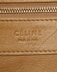 Celine Horizontal Cover Bicycle Tote Handbag Brown Black Leather  Celine