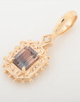 Agat Vial Sapphire Diamond Charm K10 (YG) 0.6g 0.003 E
