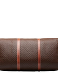Celine McAdams Boston Travel Bag Brown PVC Leather  Celine