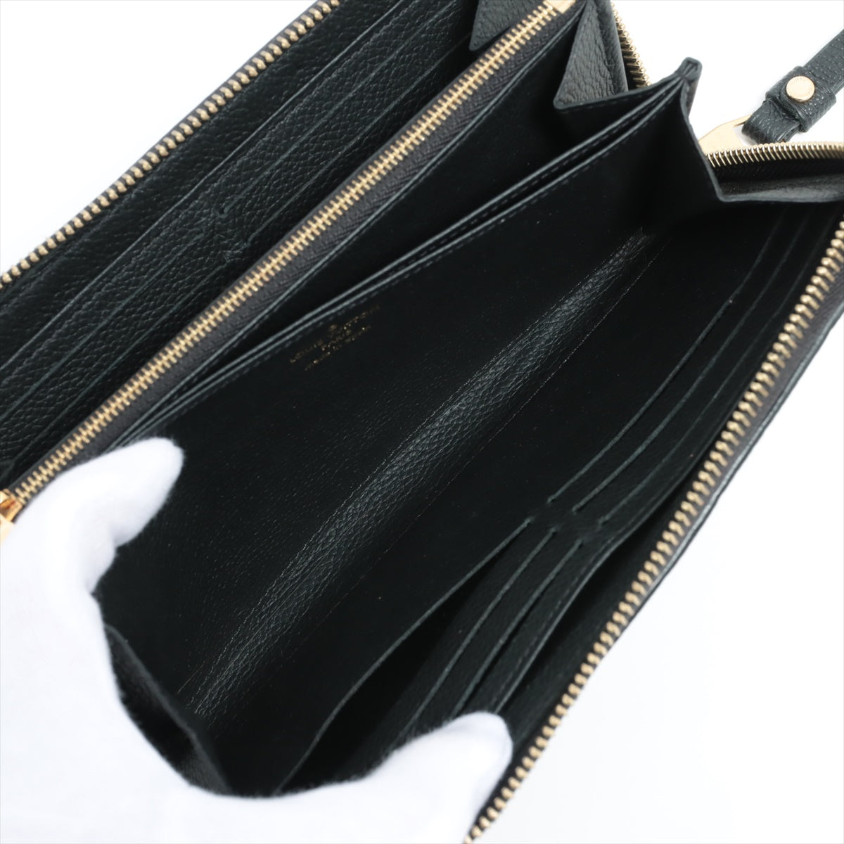 Louis Vuitton Implant  Wallet M61864 Noneir Round Zip Wallet