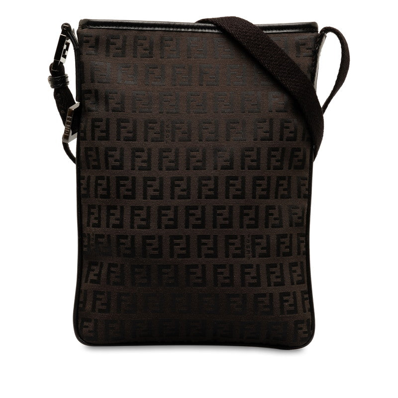 Fendi   Shoulder Bag 8BT079 Brown Canvas Leather  Fendi