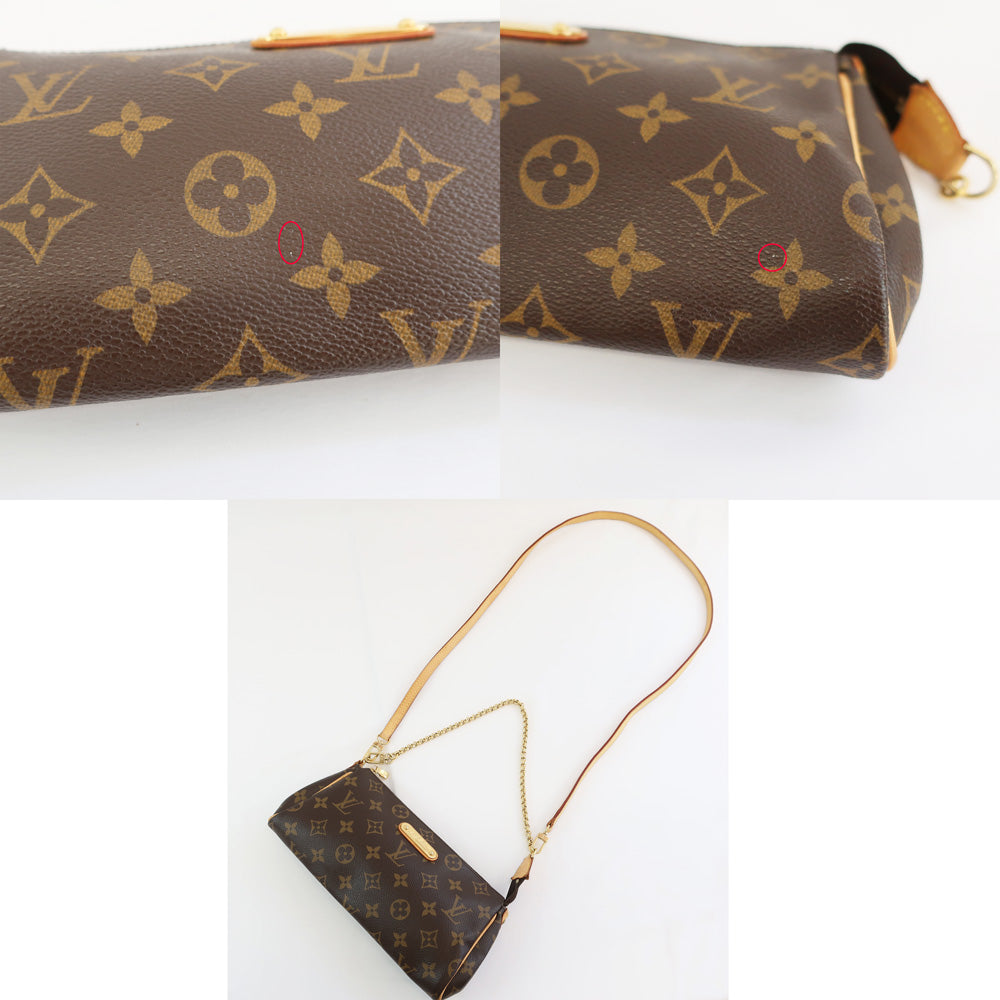Louis Vuitton Monogram EVA M95567 2WAY Brown Tea G  Handbag Handbag