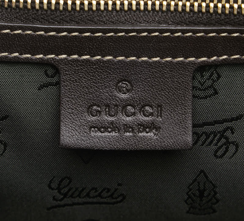 Gucci Queen Handbag 189881 Brown Leather  Gucci
