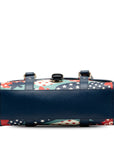 Gucci GG Strawberry Handbag 682720 Blue Multicolor PVC Leather  Gucci