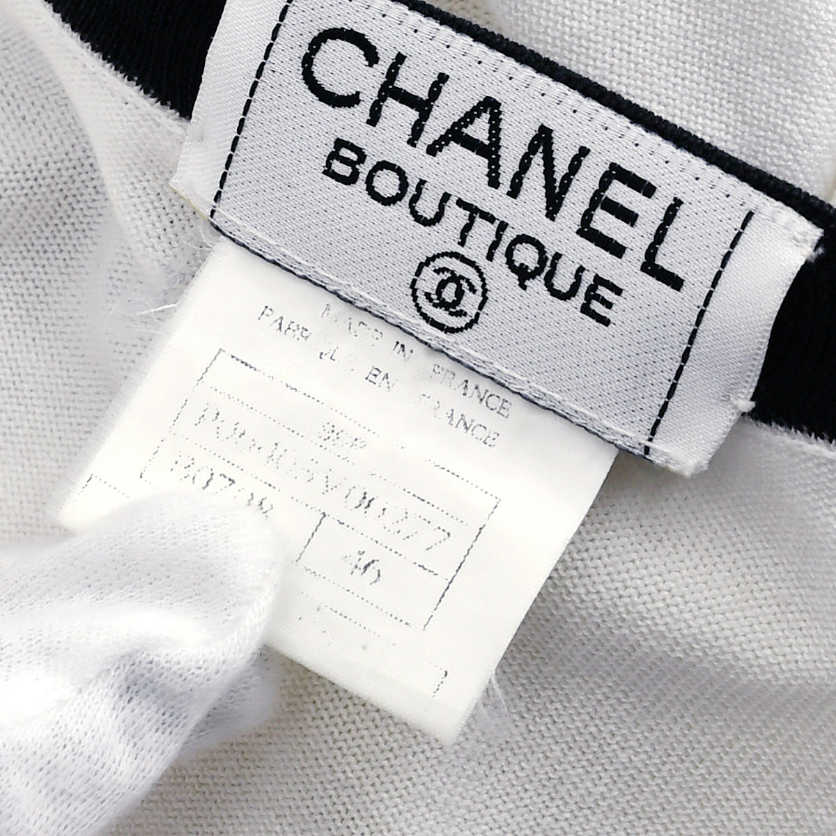 Chanel 1996 Spring CC-buttons V-neck cotton cardigan 