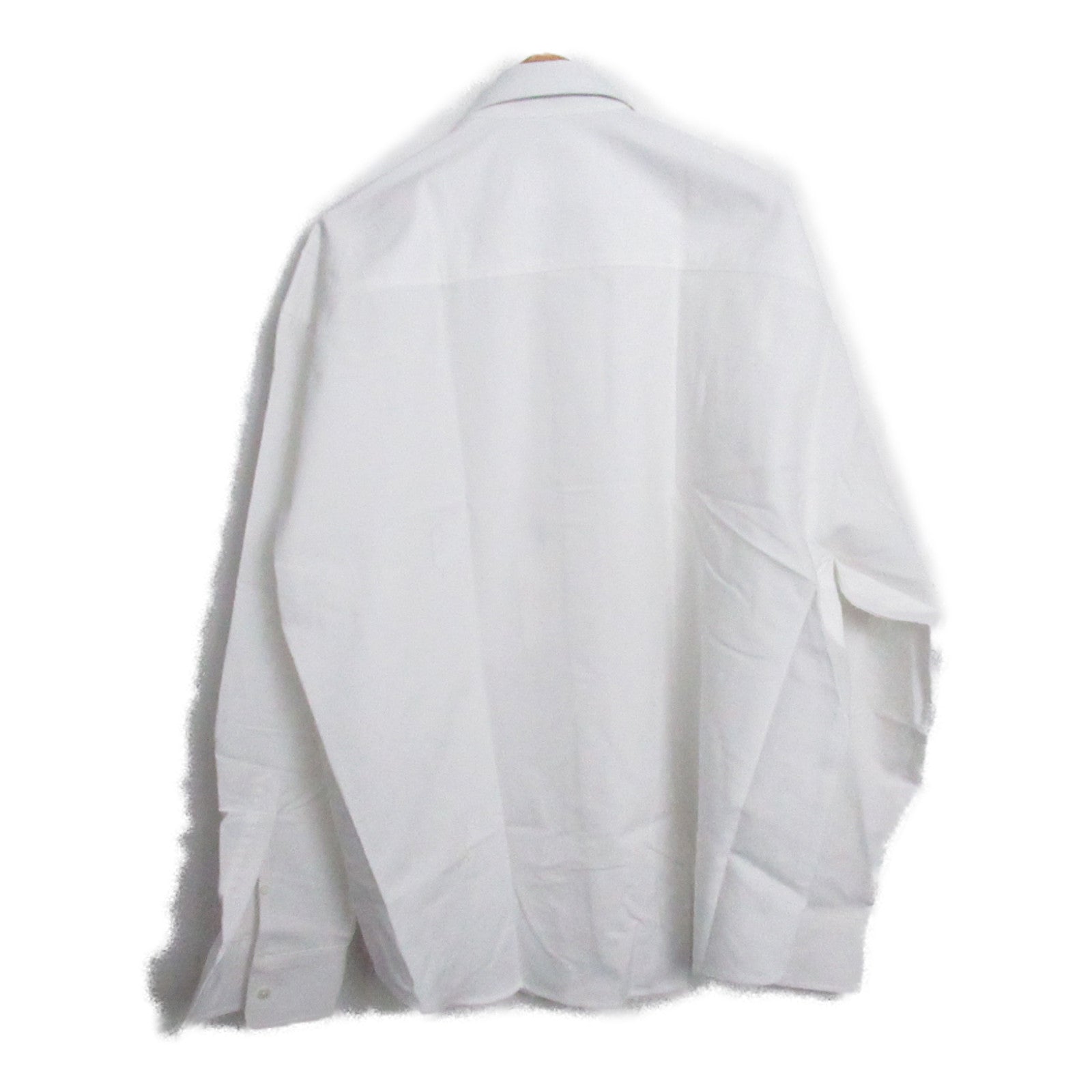 AMI AMI Boxing Fit  Long-Handed   Tops Cotton  White BFUSH130.CO0031168M