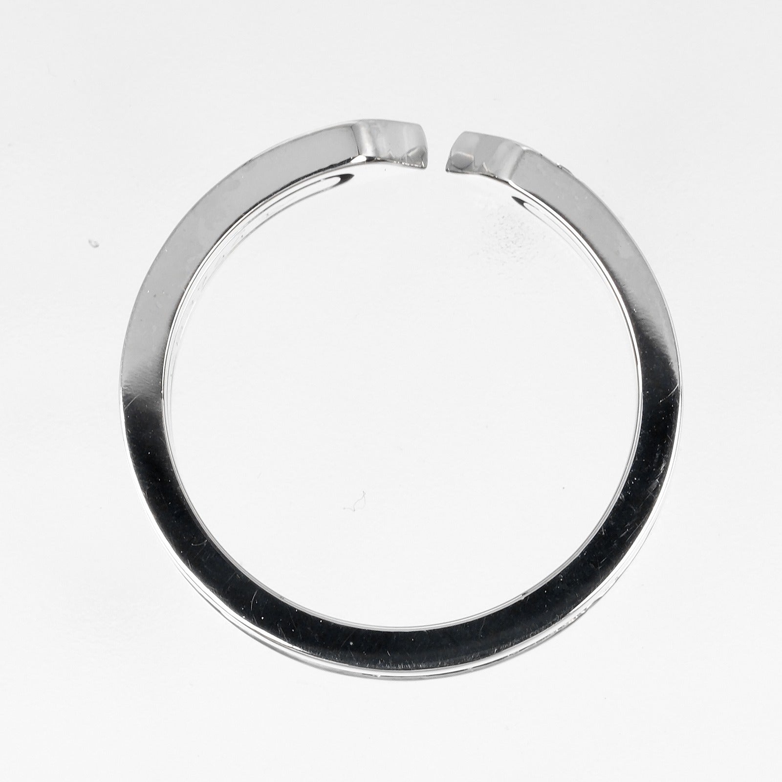 Cartier 2C  Ring Ring K18 WG White G 10P Diamond  6.94g