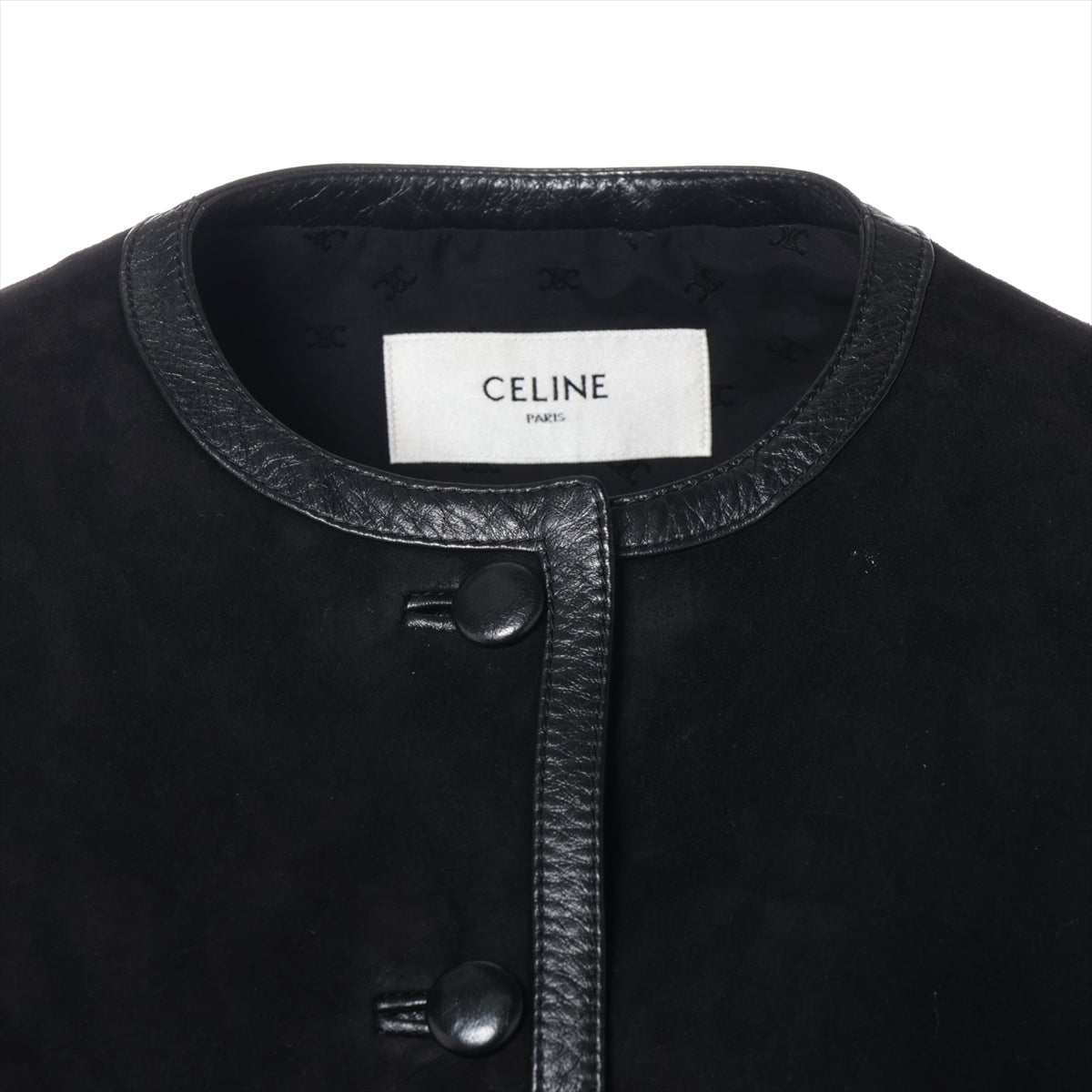 Celine f Goths Jacket 36  Black 2F191657E Eddy Period