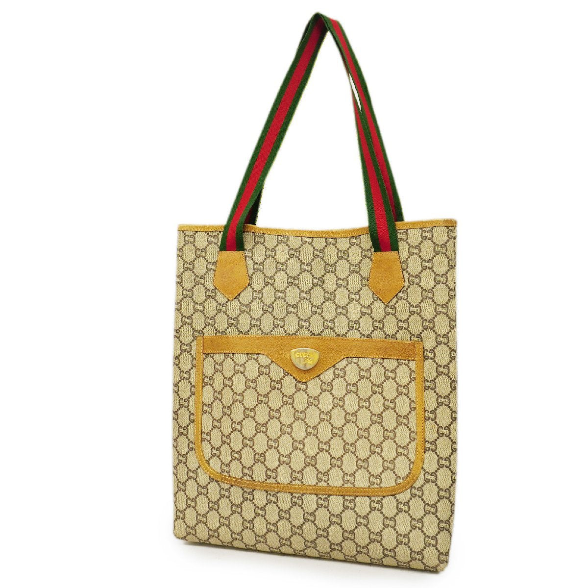 Gucci Tote Bag Gucci Plus PVC/Leather Beige