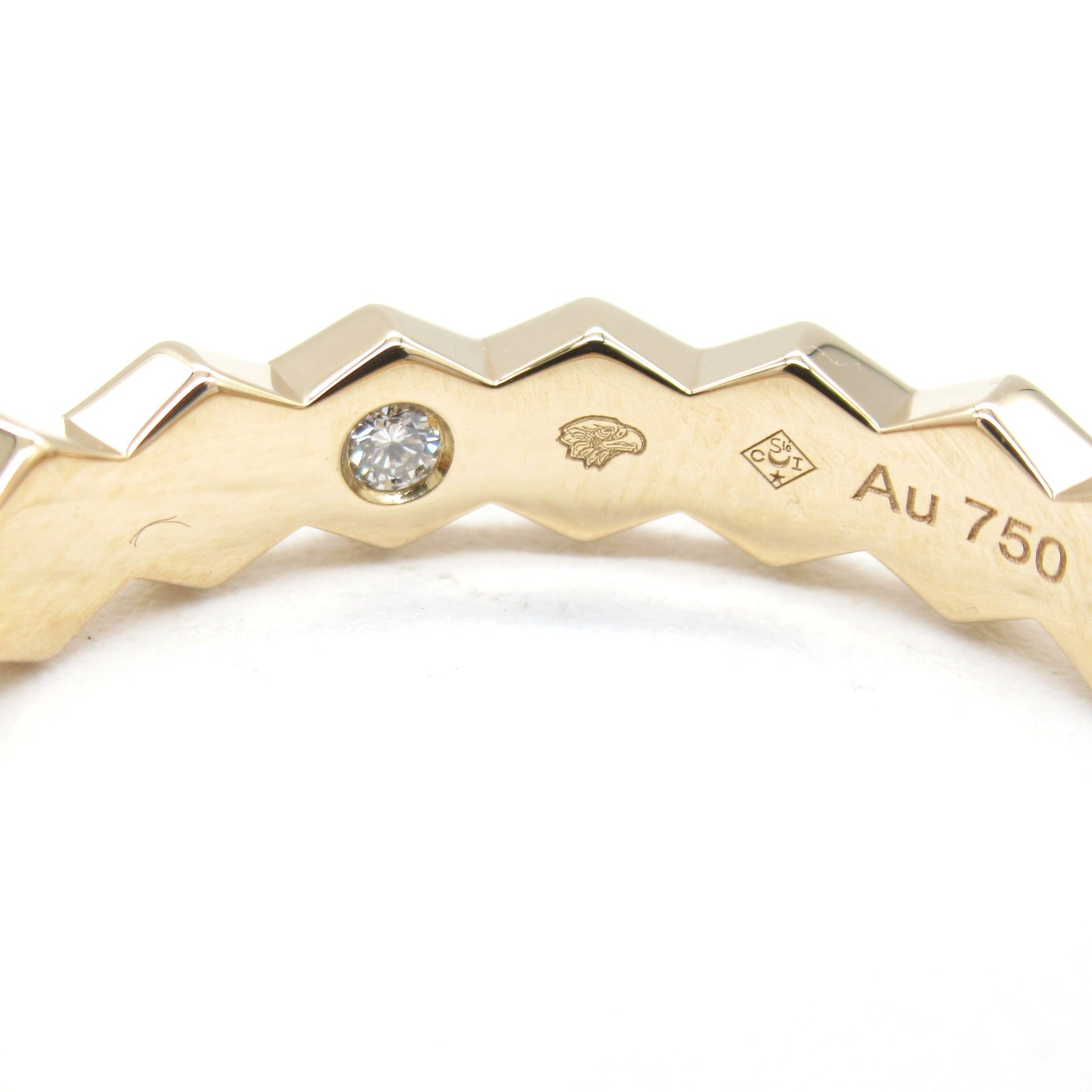 Chaumet 1P Diamond Ring Ring Jewelry K18PG (Pink G) Diamond  &#39;s Gold