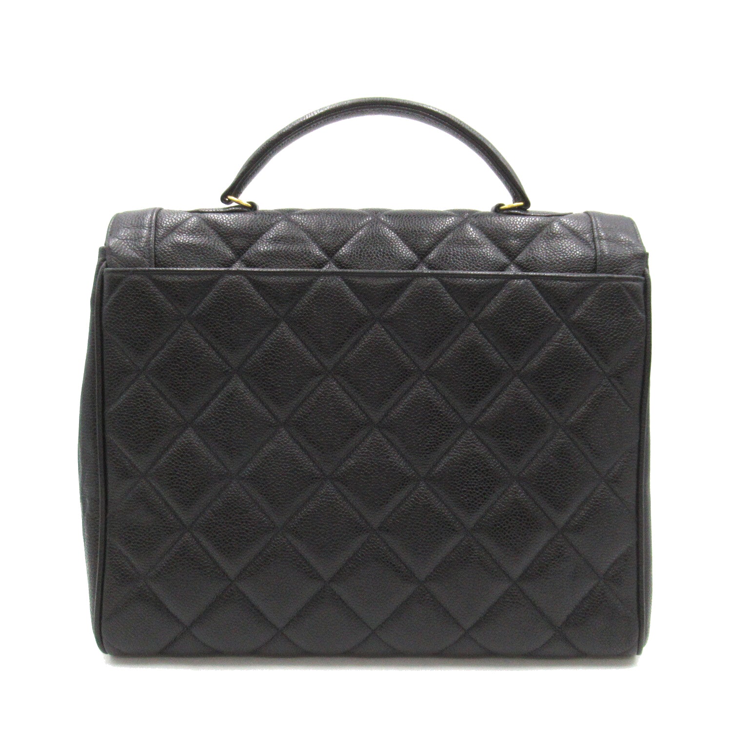 CHANEL Matrasse Handbag Handbag Caviar S  Black Ladies