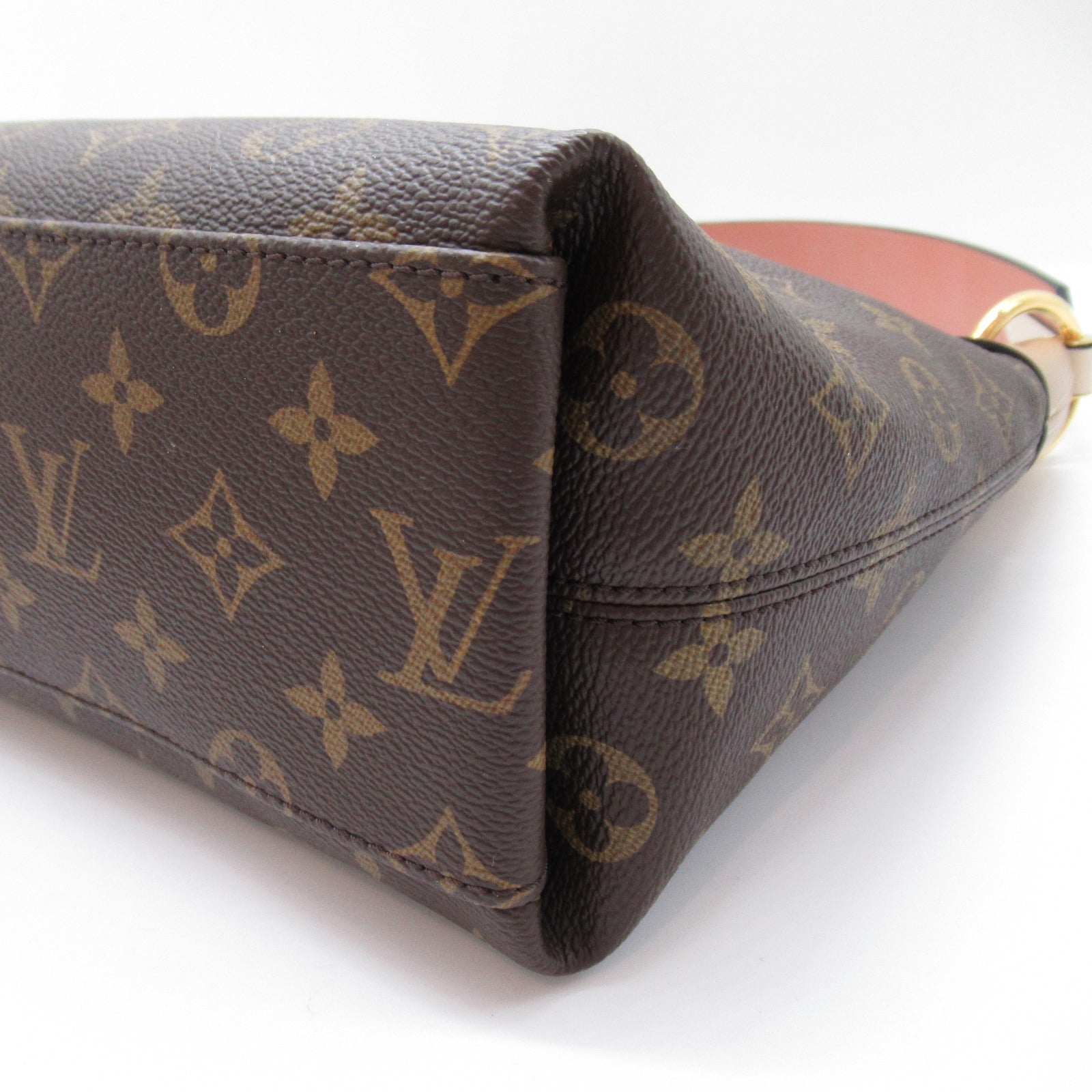 Louis Vuitton Louis Vuitton Tuil Reeves Shoulder Bag PVC Coated Canvas Leather Monogram  Brown Seasame/Pesh/Creme M44272