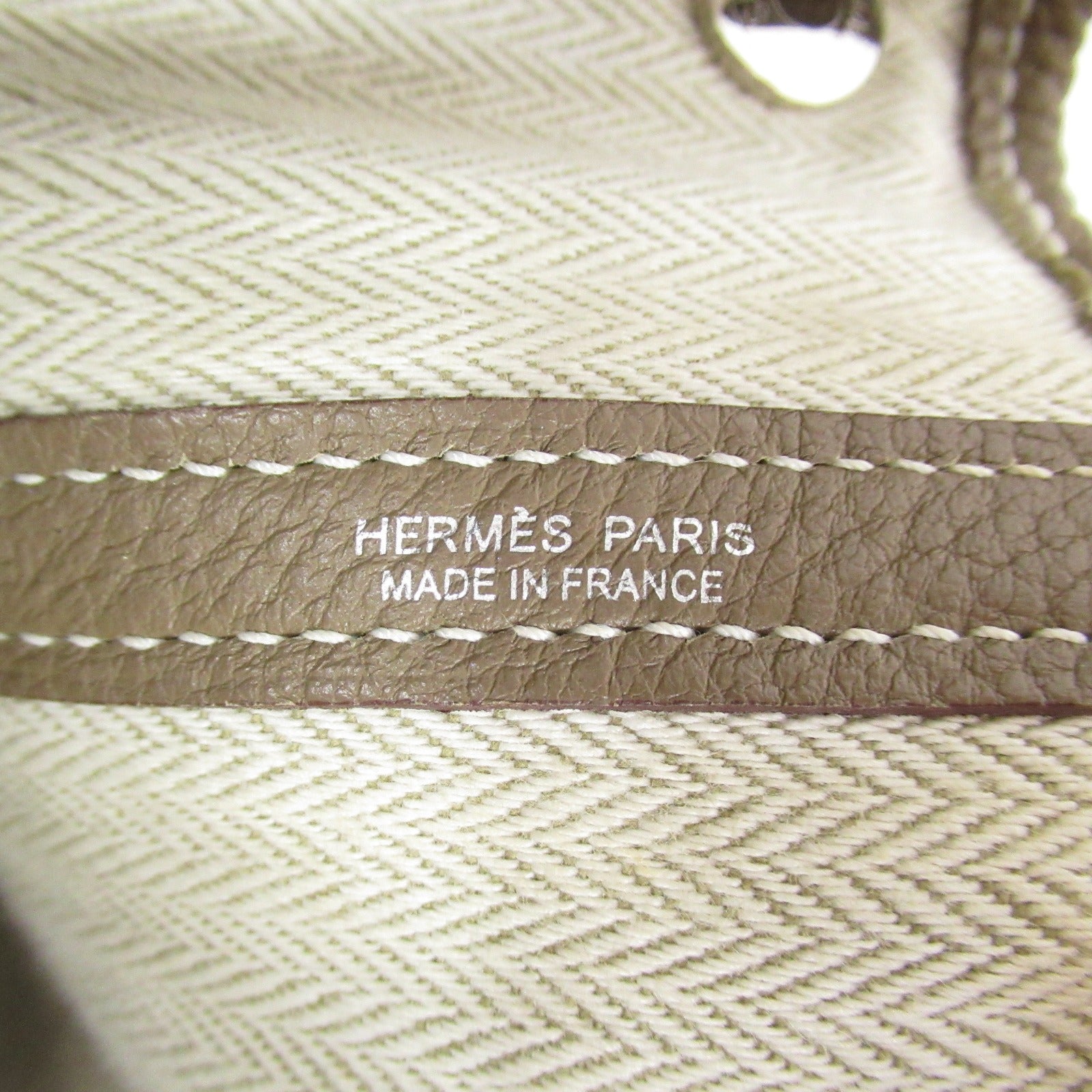Hermes Hermes Garden Party PM Tote Bag Tortoise Bag Leather Negonda  Brown Collection