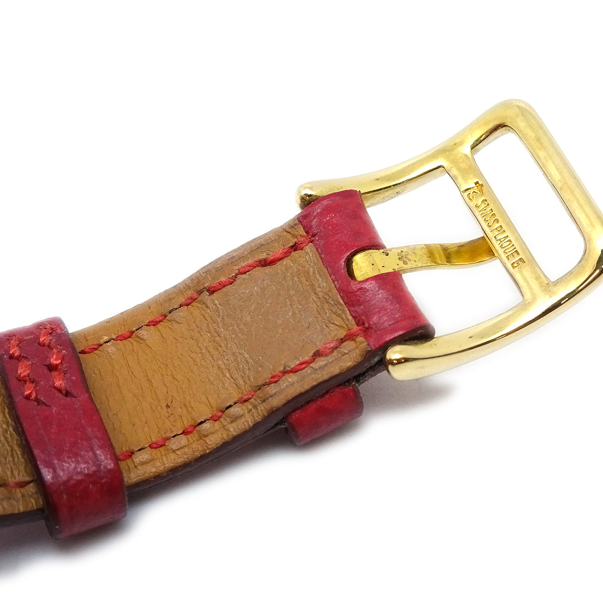 Hermes 1997 Kelly Watch Red Courchevel