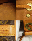 Louis Vuitton Petit Noe Monogram Schoudertas Bruin M42226