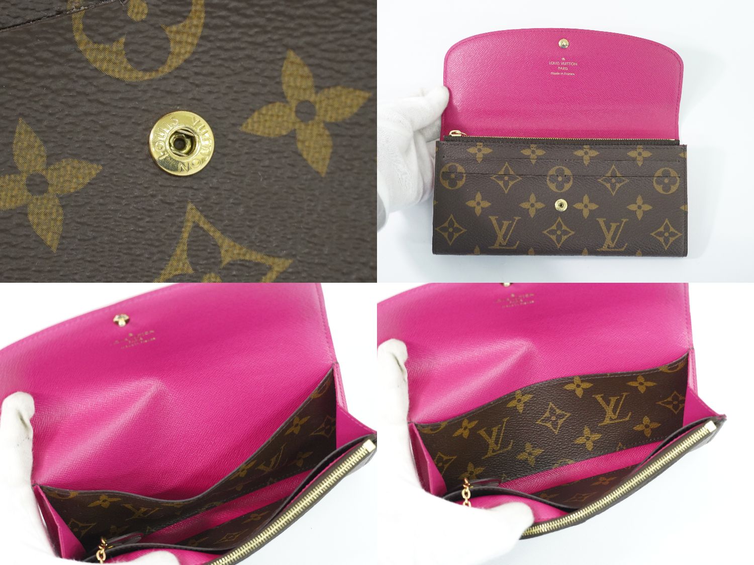 Louis Vuitton Portefeuille Emily monogram lange portemonnee M68313