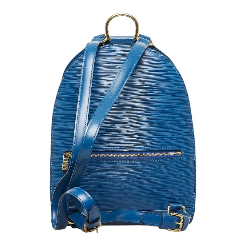 Louis Vuitton Epi Mabillon 雙肩包 M52235 Toledo Blue