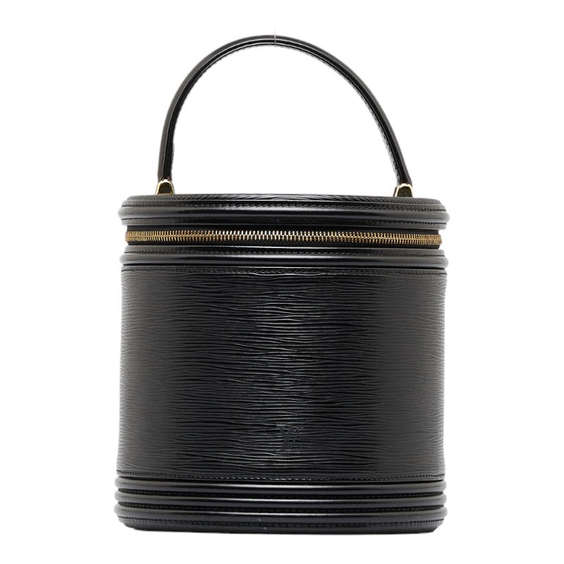 Louis Vuitton Epi Cannes Handbag Vanity Bag M48032 Noir