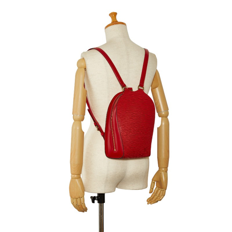 Louis Vuitton Epi Mabion 雙肩包 M52237 卡斯蒂利亞紅皮革