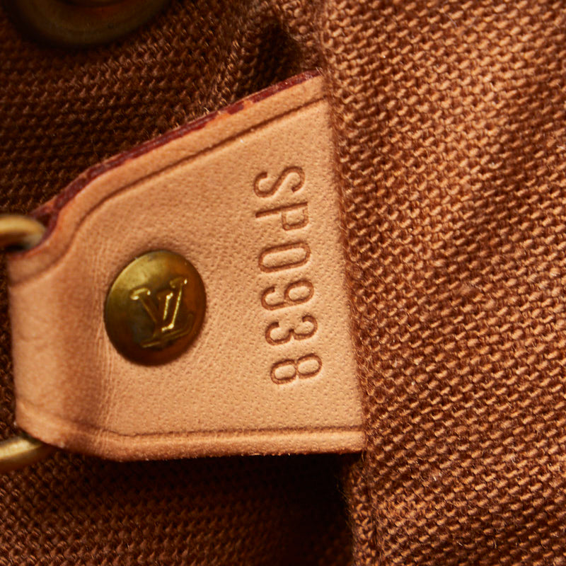 Louis Vuitton Monogram Monsouris MM 雙肩包 M51136 棕色