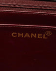 Chanel Deca Matlasse 33 單翻蓋鏈條單肩包 黑色小羊皮