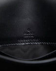 Gucci Guccissima schoudertas met handtekeningketting, portemonnee 431408, zwart leer