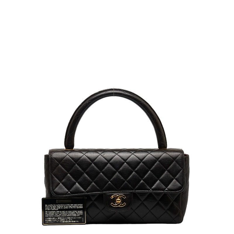 Chanel Boy Shoulder Bag Black Lambskin A67086