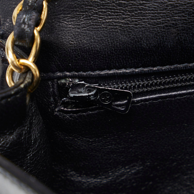 Chanel Coco Mark Mini Shoulder Bag Black Enamel – Fashionia