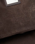 Fendi Zucchino Tote Bag 8BH076 Brown Canvas Leather
