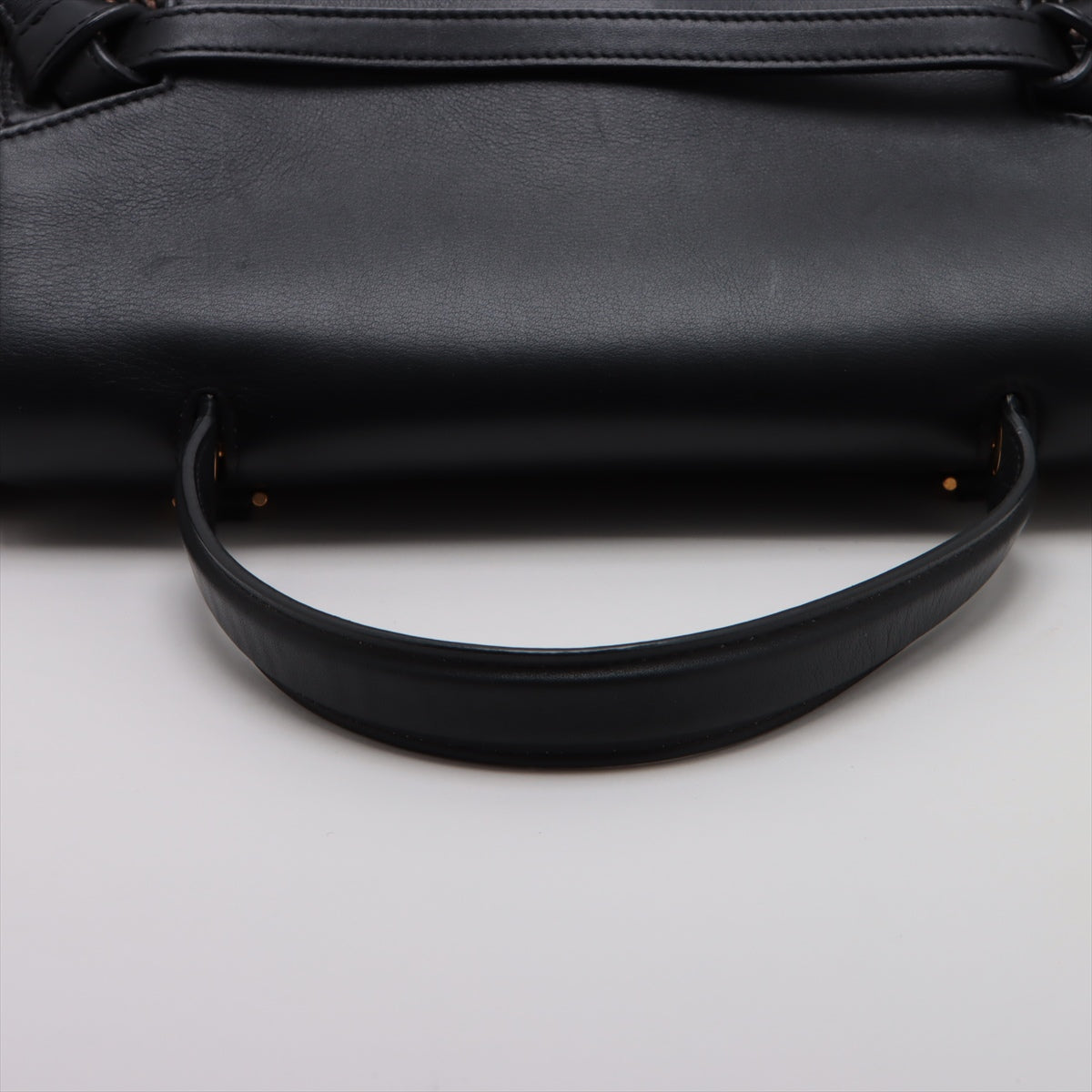 Celine Belt Bag Mini Tweed x Leather 2WAY Handbag Black