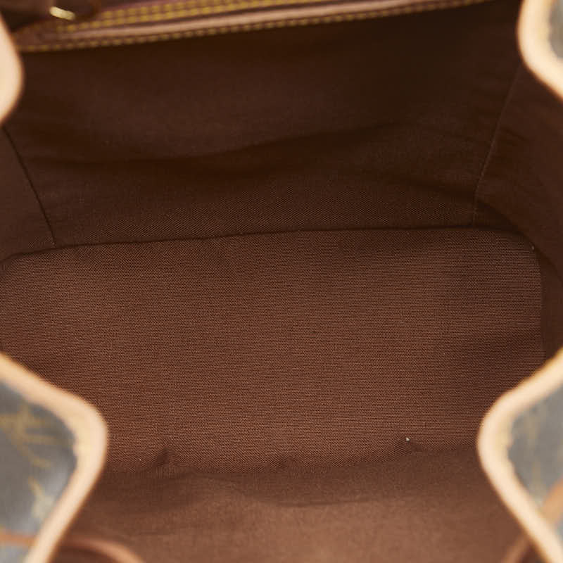 Louis Vuitton Monogram Monsouris MM 雙肩包 M51136 棕色