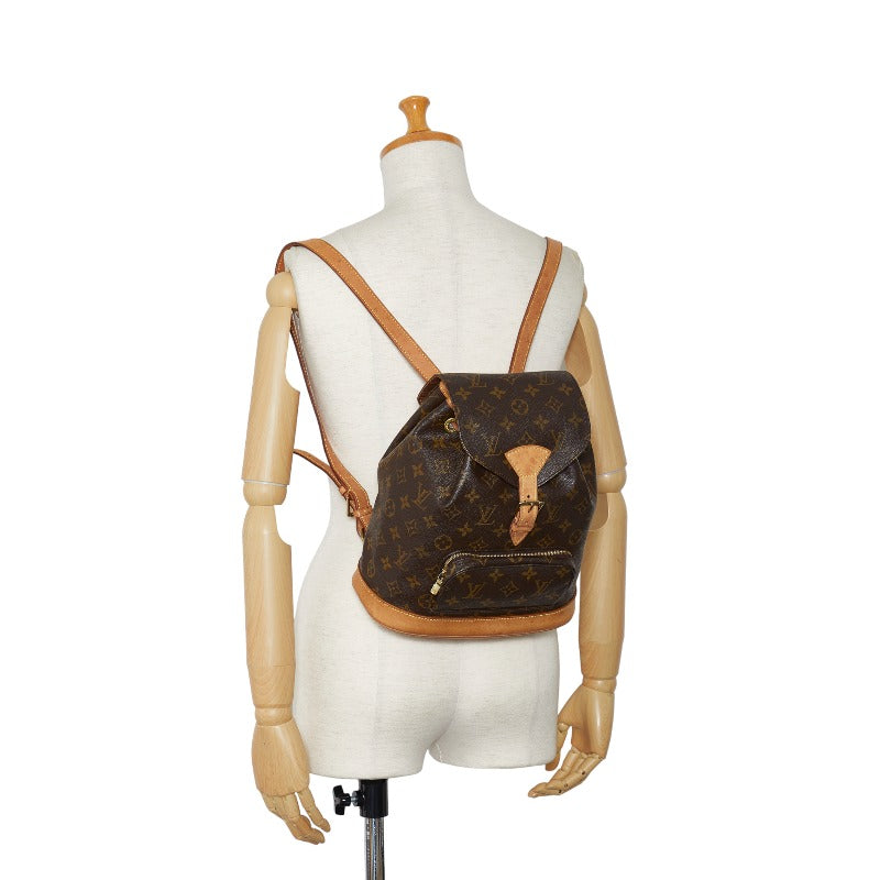 Louis Vuitton Monogram Monsouris MM Backpack M51136 Brown