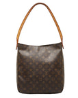 Louis Vuitton Monogram Looping GM Shoulder Bag Handbag M51145