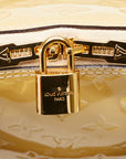 Louis Vuitton Monogram Verni Alma Handbag M91695 Jaune Yellow