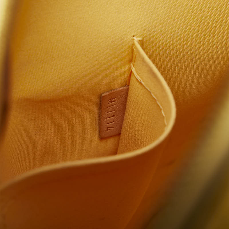 Louis Vuitton Monogram Verni Alma PM 手提包 M90101 黃水晶