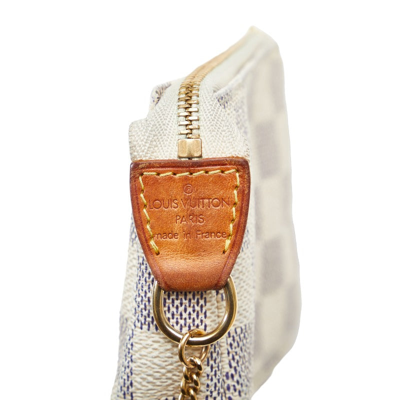 Louis Vuitton Mini Pochette Accessoires Handtas Damier Azur N58010