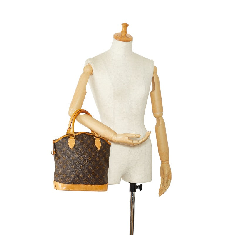 Louis Vuitton Monogram Rockit Handbag Tote Bag M40102 Brown