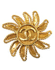 Vintage Chanel Cocomark Sun Brooch