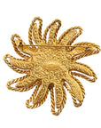 Vintage Chanel Cocomark Sun Brooch