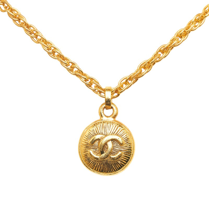 Chanel Coco Round Necklace G   Chanel