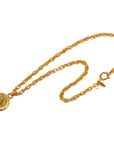 Collier pendentif rond Chanel Cocomark vintage