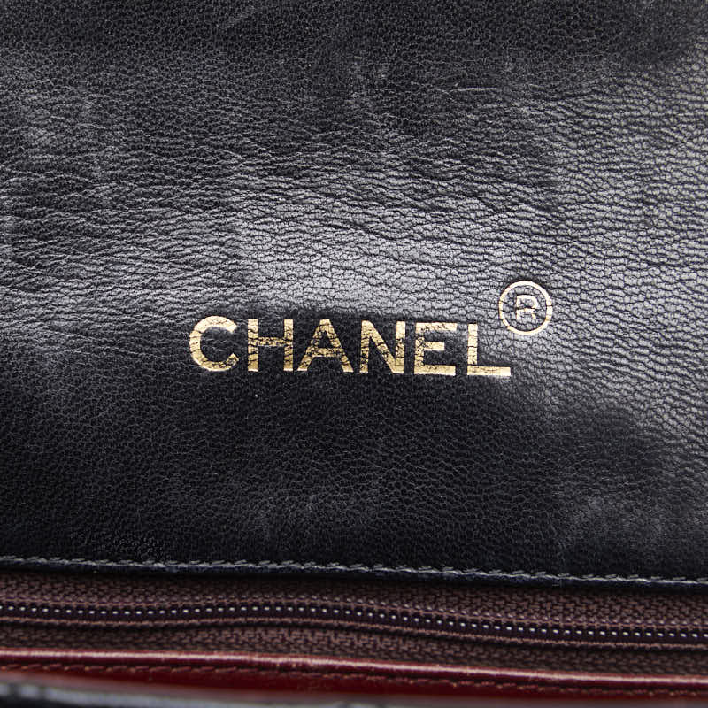 Chanel Vintage Matlasse 鏈條單肩包 黑色小羊皮