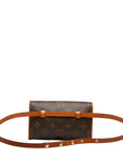 Louis Vuitton Monogram Pochette 佛羅倫薩 S 腰包 M51855 棕色