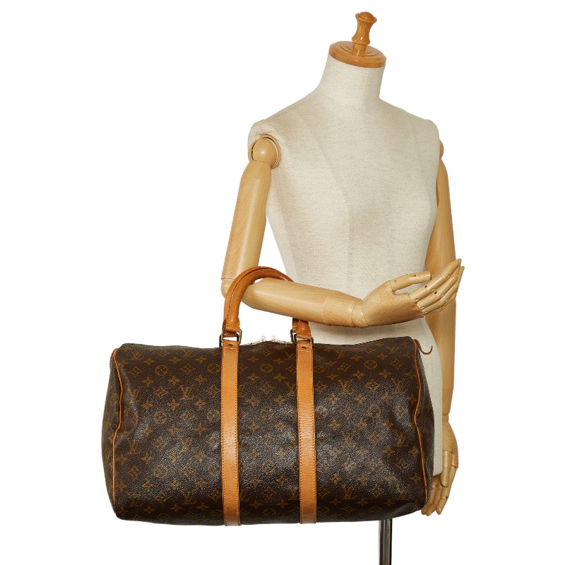 Louis Vuitton Monogram Keepall 45 Boston Bag M41428 – Timeless Vintage