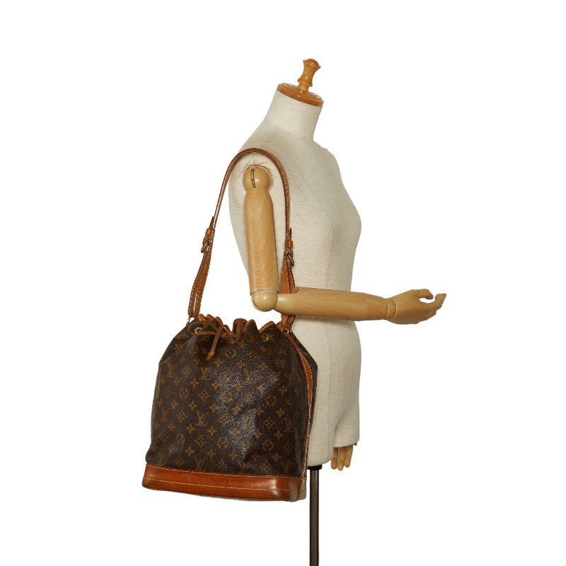 Louis Vuitton Monogram Noe 單肩包 M42224 棕色