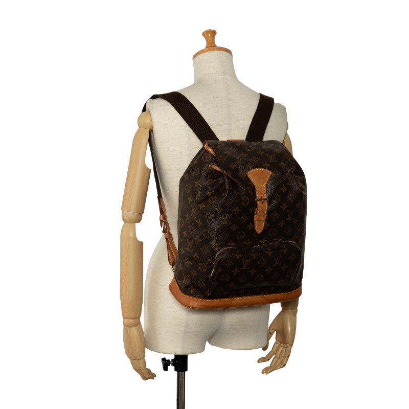 Louis Vuitton Monogram Monsouri GM Backpack M51135 Brown