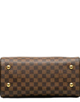 Louis Vuitton Damier Duomo Bag Boston Bag N60008 Brown PVC Leather  Louis Vuitton